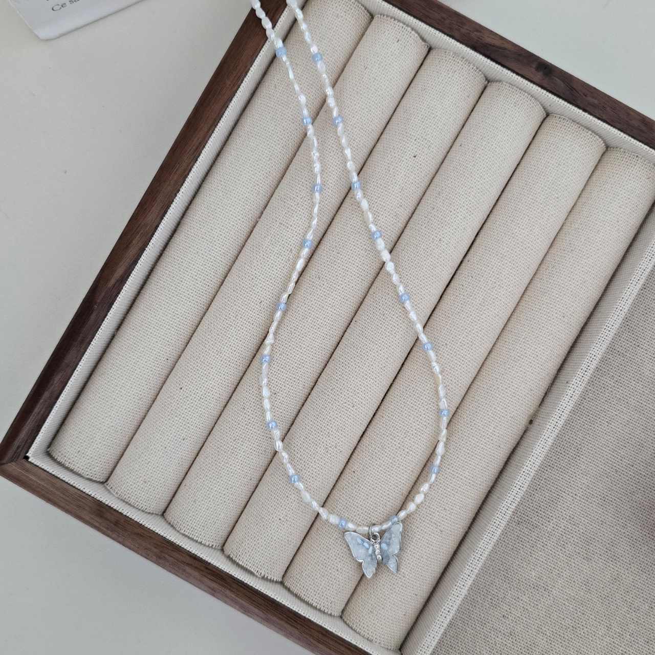 N27 Blue Butterfly Dream Necklace