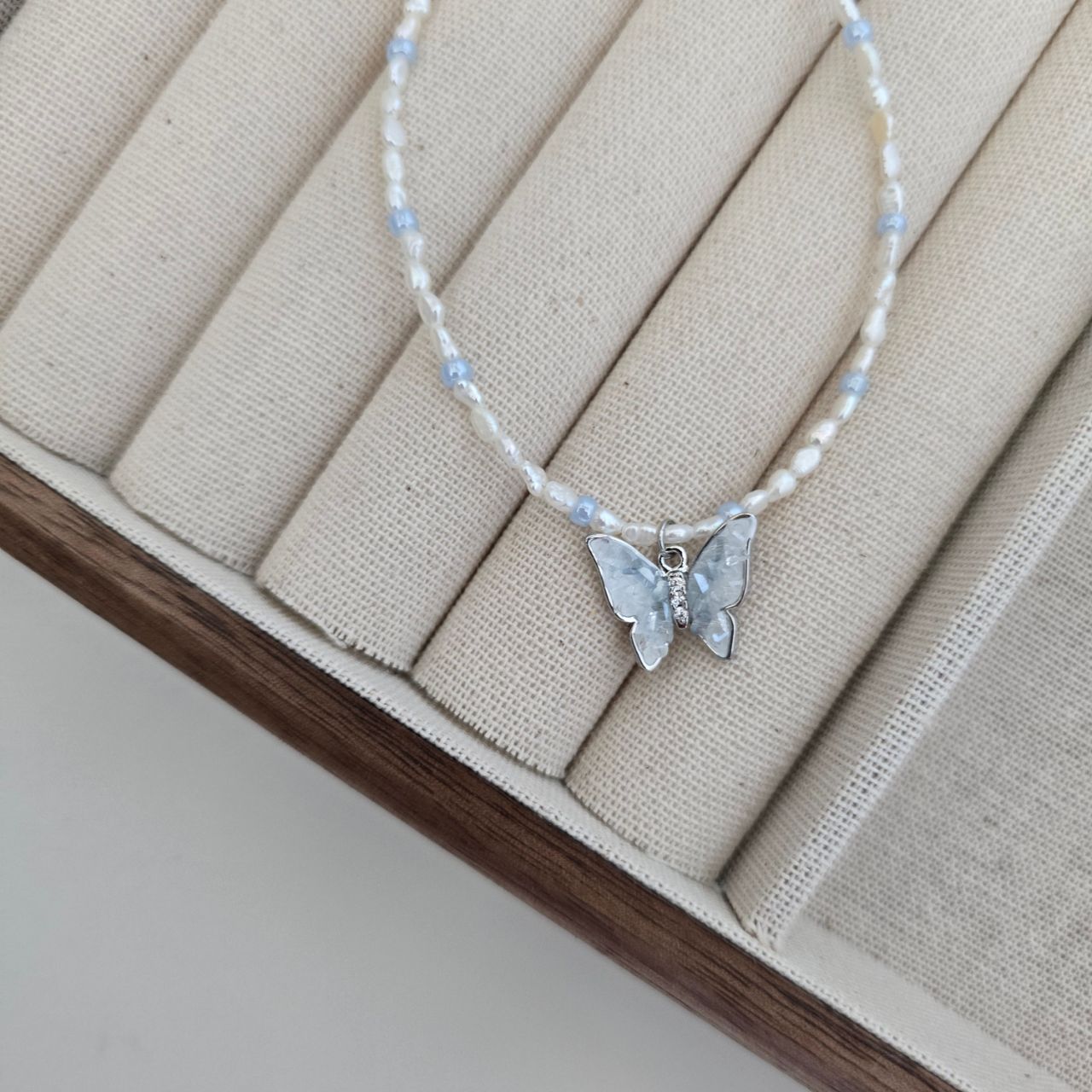 N27 Blue Butterfly Dream Necklace