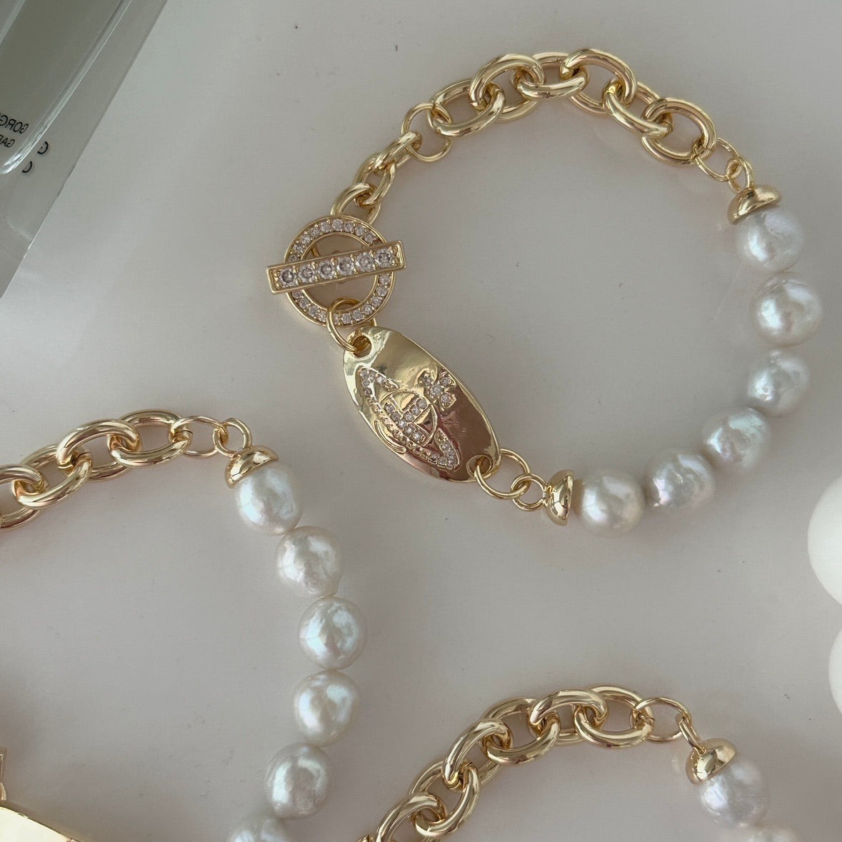 B51 Westwood Empress Dowager Pearl Bracelet