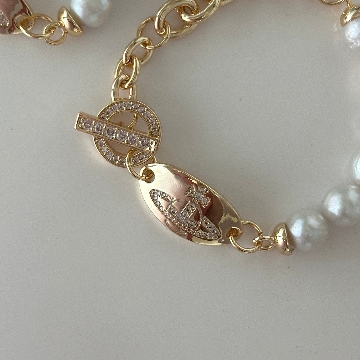 B51 Westwood Empress Dowager Pearl Bracelet