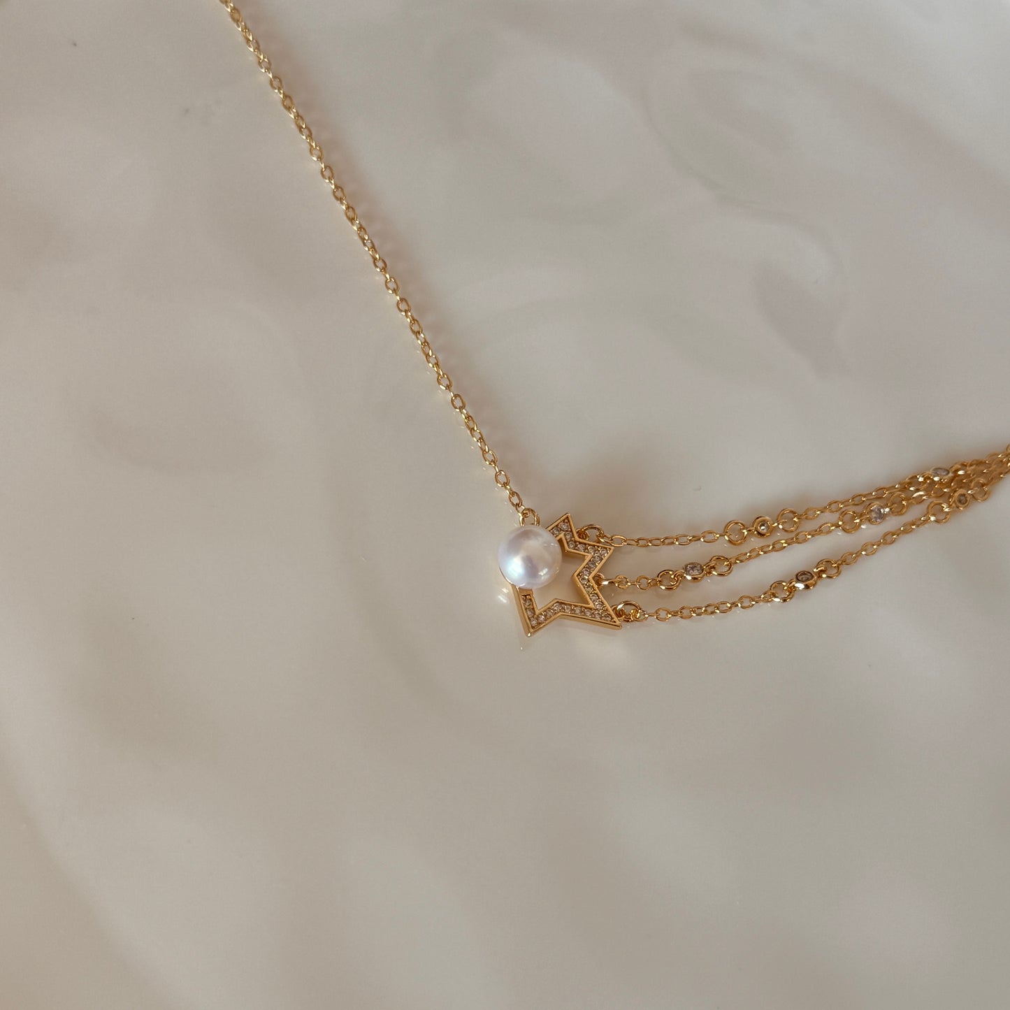 N36 Falling Star Necklace