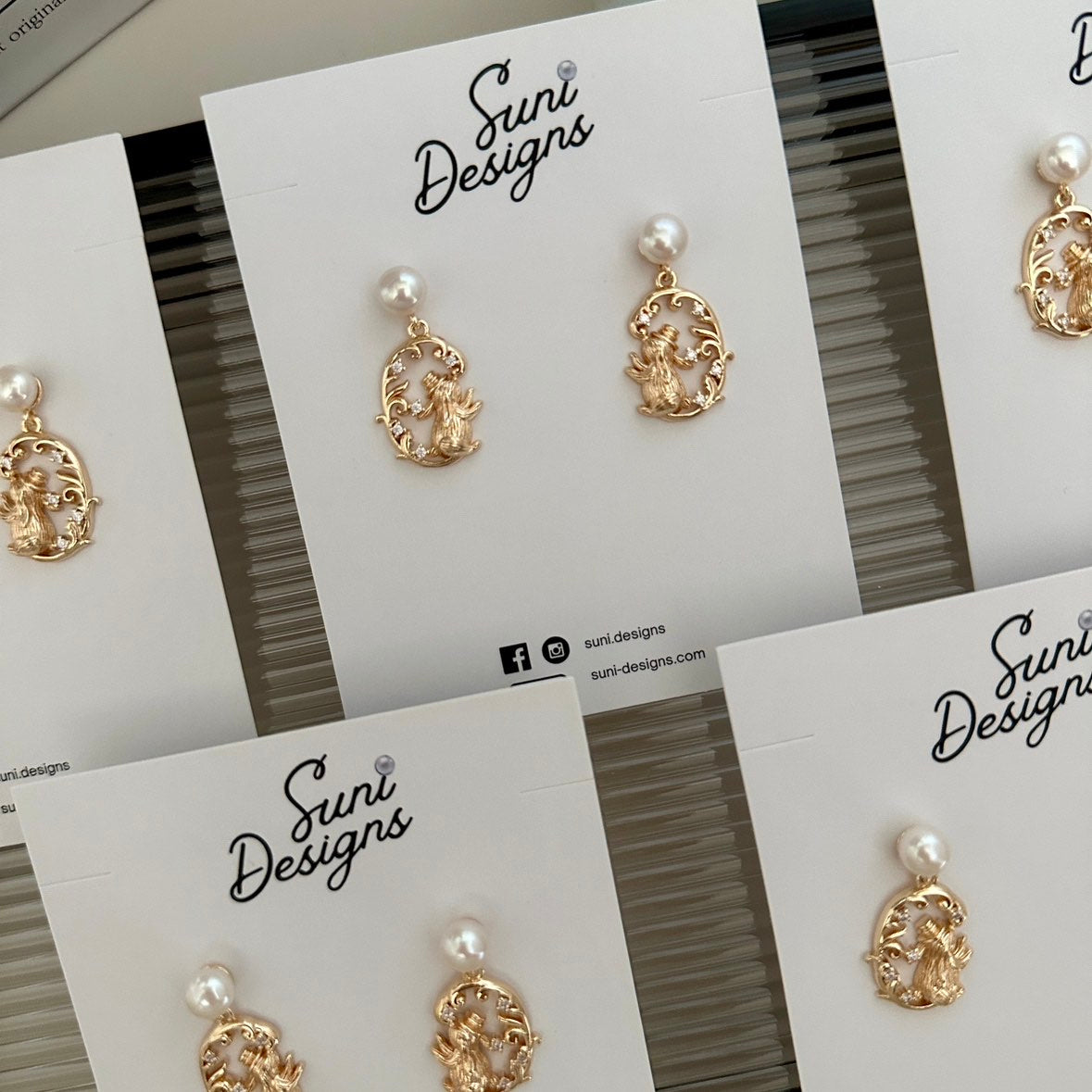 E20 Wonderland Whimsy Pearl Earrings
