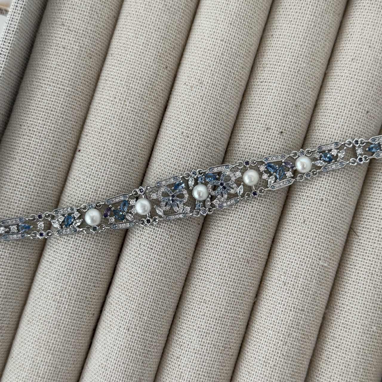 B56 Ocean Hues Pearl Bracelet