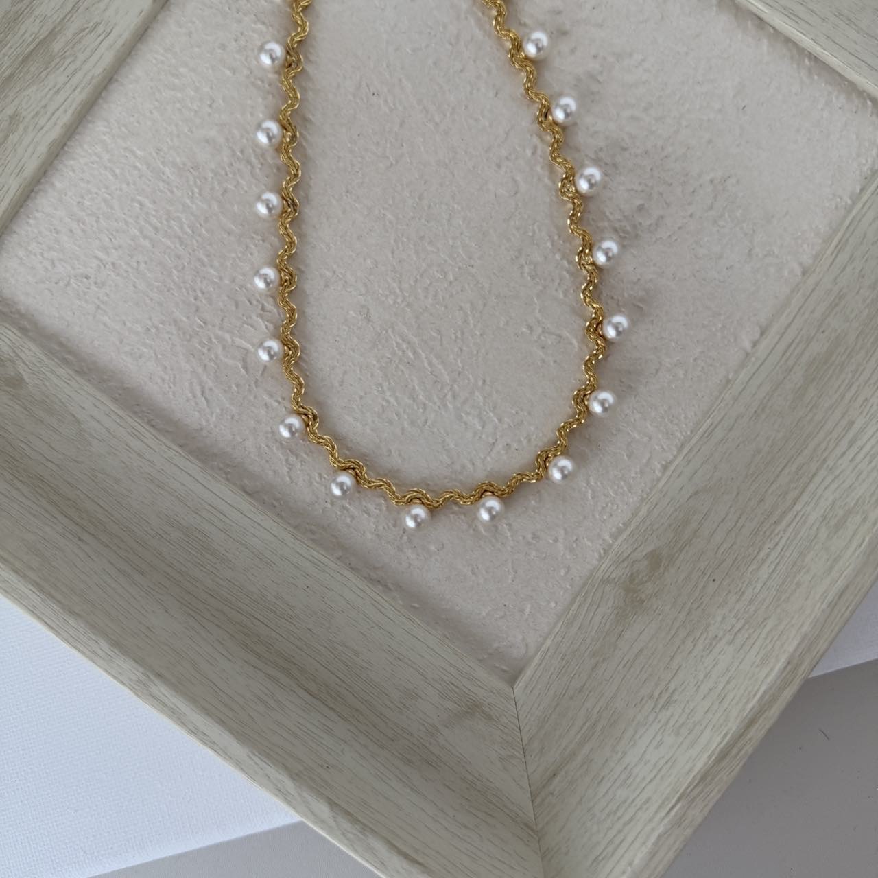 N31 Woven Pearl Dream Necklace