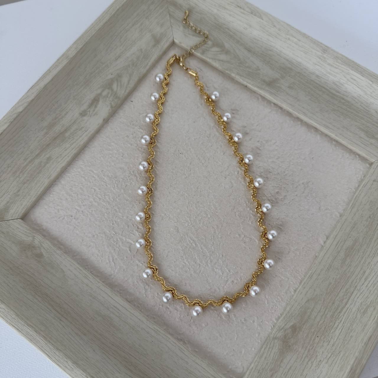 N31 Woven Pearl Dream Necklace