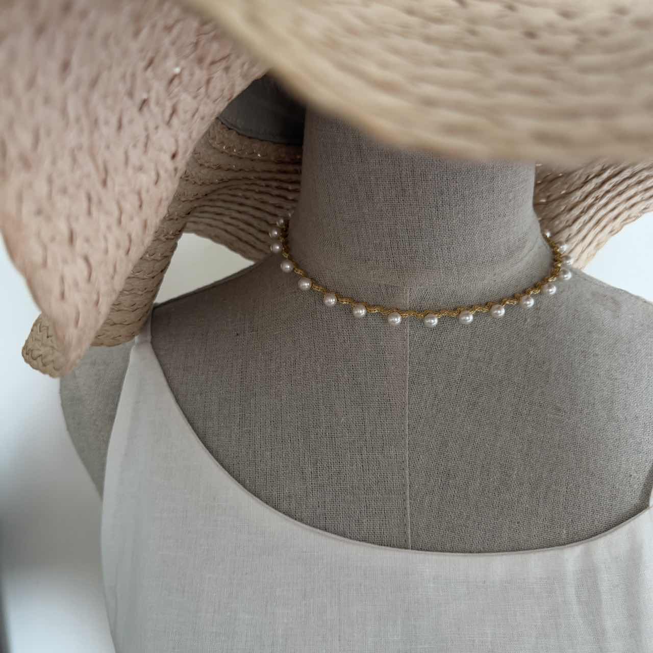 N31 Woven Pearl Dream Necklace