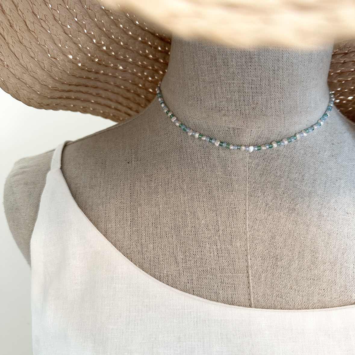 N25 Mint Pearl Rhapsody Necklace