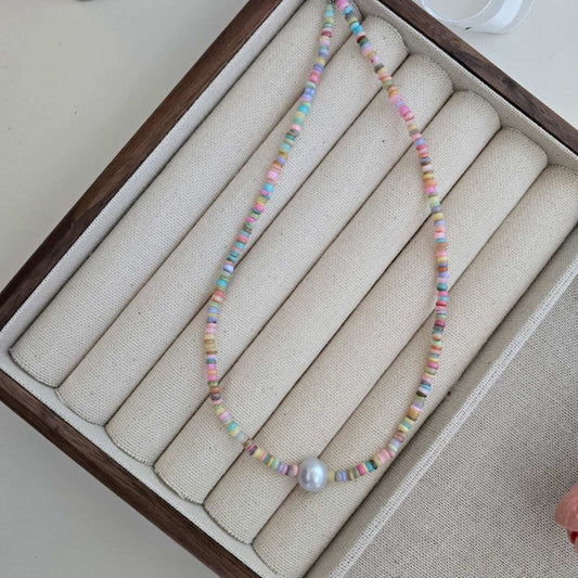 N28 Candy Glow Pearl Necklace