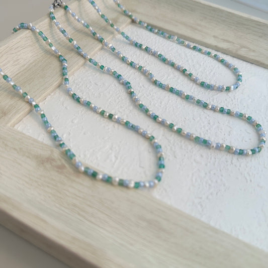 N25 Mint Pearl Rhapsody Necklace