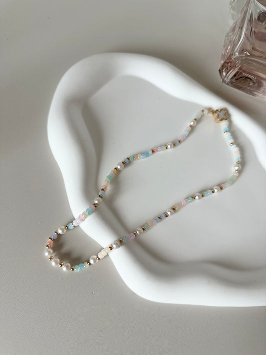 SR-01 Dreamscape Natural Pearl Necklace
